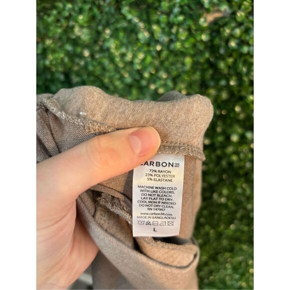 Carbon38 Interlock Trouser Pants Sz Large NWT - Picture 3 of 4